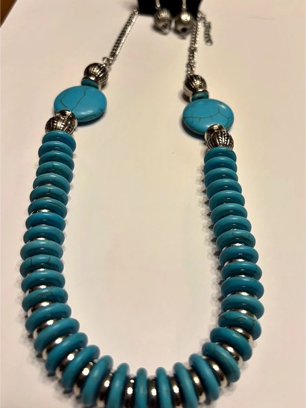 Paparazzi Turquoise Beaded Statement Necklace